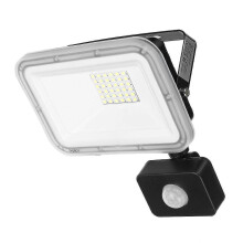 (50 W) Faro LED con sensore di movimento PIR, 10~100W, per esterni, giardino, sicurezza, IP65
