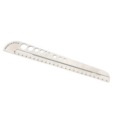 Stainless Multifunctional Ruler With Scale Compass Protractor