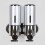 (Silver) Dispenser di sapone manuale a doppia testa M-8009 1