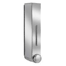 (single silver) Dispensador de jabón y ducha de pared resistente al agua de 3 compartimentos, dispensador de espuma
