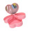 Double Layer Rotating Heart Shaped Jewelry Box With Mirror-Pink 1
