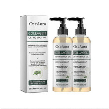 (2PCS) 1-5x Kollagenlyftande kroppsolja - Återfuktande och uppstramande massageolja för armar, mage och hel