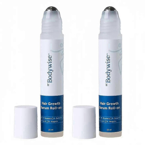 (2pcs) Ορός ανάπτυξης μαλλιών Be Bodywise Roll-on - 3% δεντρολίβανο, 3% Redensyl 2% - (25ml) 1/2/