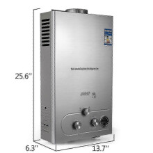 (16L) 6l/8l/10l/12l/16l/18l varmvattenberedare 36kw snabbgas varmvattenberedare rostfritt stål