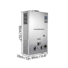 (8L) 6l/8l/10l/12l/16l/18l varmvattenberedare 36kw snabbgas varmvattenberedare rostfritt stål