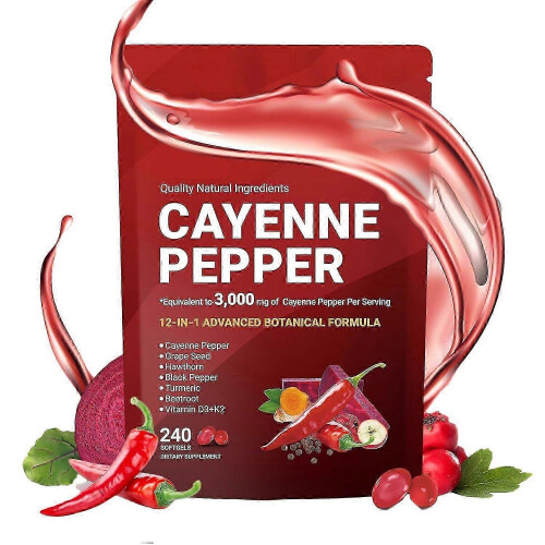 (1Pack) 1-3 συσκευασίες πιπεριού καγιέν 12 σε 1 βοτανικό εκχύλισμ