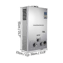(10L) 6l/8l/10l/12l/16l/18l varmvattenberedare 36kw snabbgas varmvattenberedare rostfritt stål