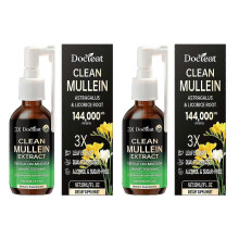 (2pcs) 1-3 stuks Mullein Longreinigingsspray - 3x geconcentreerd Mullein-bladextract voor geavanceerde ademhalingsdetox