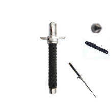 (32in, Silver) 94 cm lange telescopische noodtool, veiligheidsuitrusting voor buiten