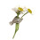 Elegante doe-het-zelf-handbloem-reversspeld Stevige legering 1