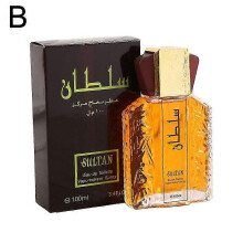 (Black) Profumo da uomo Superior SULTAN Dubai, elegante, a lunga durata, eau toilette spray, ergonomico, raffinato