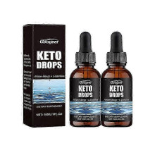 (2) 1-5x Tratamiento Corporal con Gotas Keto, Adecuado para Tratamiento Corporal con Gotas Keto 30ml