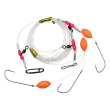 Fishing Float With High Strengths Nylon Line Hook-orangee