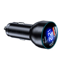 Robuuste aluminium autolader USB 100W PD30W-uitgang voor-USB 2PD