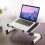 Support Ajustable 2- 1 Pour Laptop Et Noir Ergonomique 2