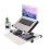 Support Ajustable 2- 1 Pour Laptop Et Noir Ergonomique 6