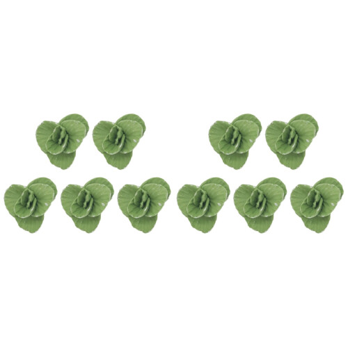 2 Pcs Mini Artificial Vegetable Models Dollhouse Food Accessories