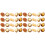 40Pcs Assorted Resin Miniature Nuts Decorative Doll House Accessories 1