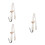 3Pcs Plush Dog Guitar Straps Adjustable Soft Multicolor Shoulder Belt 3