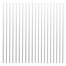 20Pcs Stainless Steel Blocking Pins Silver Metal Rods for Craft Models