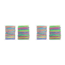 4Rolls Multi Color Elastic Cord for DIY Jewelry Making Beads Bracelets