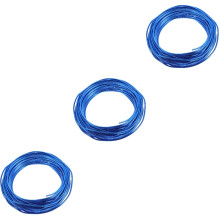 3Rolls Delicate Blue Aluminum Wire Household Jewelry and Sculpting Use