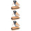 3Stk Orff Holz Specht Lernspielzeug Pull Rope Khaki Kinder 1