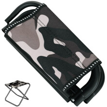1Tabouret Pliant Multifonction Camouflage Extérieur En Métal Oxford
