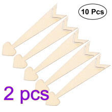 20St Knutselstukjes Beige Fijn Gesneden Ornamenten Decor