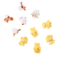 2Pcs Resin Popcorn Decoration Lifelike DIY Earring Props