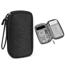 (Style D) Organizador de cables de viaje tipo A, bolsa de almacenamiento digital portátil e impermeable, tamaño