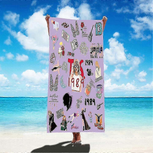(B) Πετσέτα μπάνιου παραλίας Aylor Swift Swim με χοντρό ύφασμα από μικ