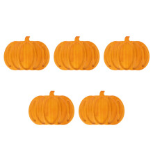 5St Halloween Pompoen Tray Bruin Voor Fruit En Hapjes