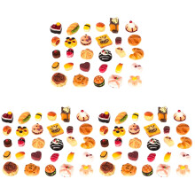 3Sets Mini Dessert Model Met Assortiment Kleur Voor Mini Huis Decor