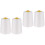4Rolls Smooth Polyester Sewing Thread Sturdy for Quilting Dressmaking 4