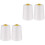 4Rolls Smooth Polyester Sewing Thread Sturdy for Quilting Dressmaking 5