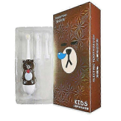 (Coffe Bear) Παιδική ηχητική μπαταρία ηλεκτρική οδοντόβουρτσα για