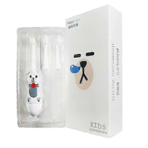 (White Bear) Παιδική ηχητική μπαταρία ηλεκτρική οδοντόβουρτσα για
