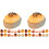 30 stuks mini cake decoraties, micro landschap, gemengde stijl 1