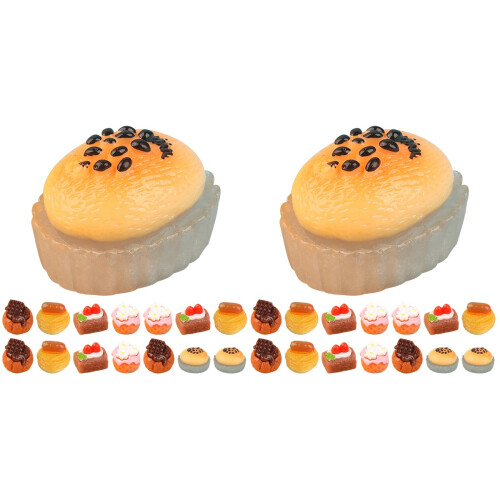 30 stuks mini cake decoraties, micro landschap, gemengde stijl