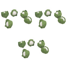15St Natuurlijke Look Mini Bloemkool Speelgoed Voor Poppenhuis