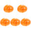 5St Squeeze Speelgoed Sinaasappel Stressverlichting Kind 1