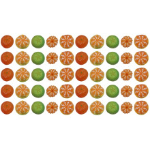 100St Mini Kunstsinaasappels Voor Poppenhuisdecoratie & Sieraden Maken