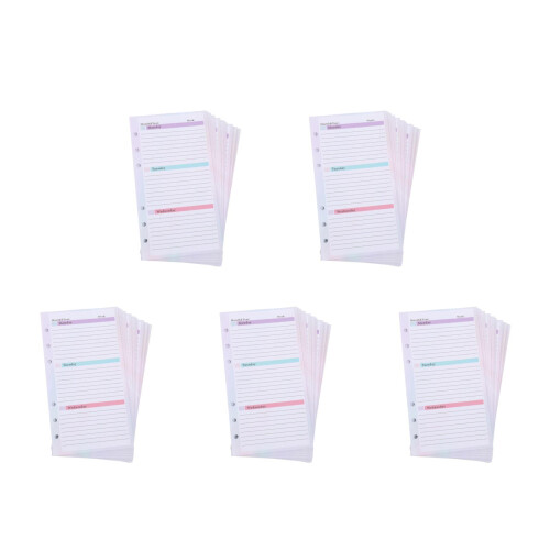 270Vellen Planner Notepad , Multi Kleur, Weekplanner Voor Thuis