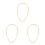 3Rollen Gouden DIY Ketting Voor Multilayer Sieraden 1
