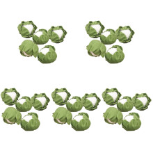 25St Realistisch Groen Miniatuur Broccolo Resin Voor Kind Poppenhuis