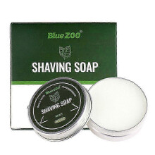 (C) Sapone da barba per uomo, crema da barba, burro da barba idratante, sapone da barba per uomo, cura del