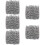 5Rolls Silver Pearl Beads Chain for Crafts Wedding Bouquet Decorating 1