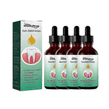 (4) 1-5x Gum Regrowth Drops, Gum Restore Mouthwash, Gum Therapy Gel Receding Gum