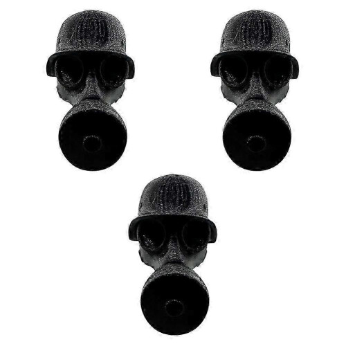 (Black) 3pc καπάκι μπουκαλιού μπύρας ανθεκτικό στη σκόνη αστείο